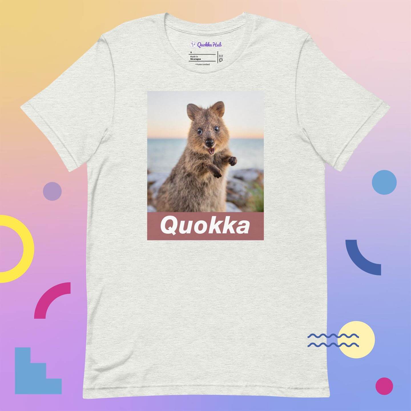 Quokka T-shirt - Sunrise - Crew Neck (unisex)