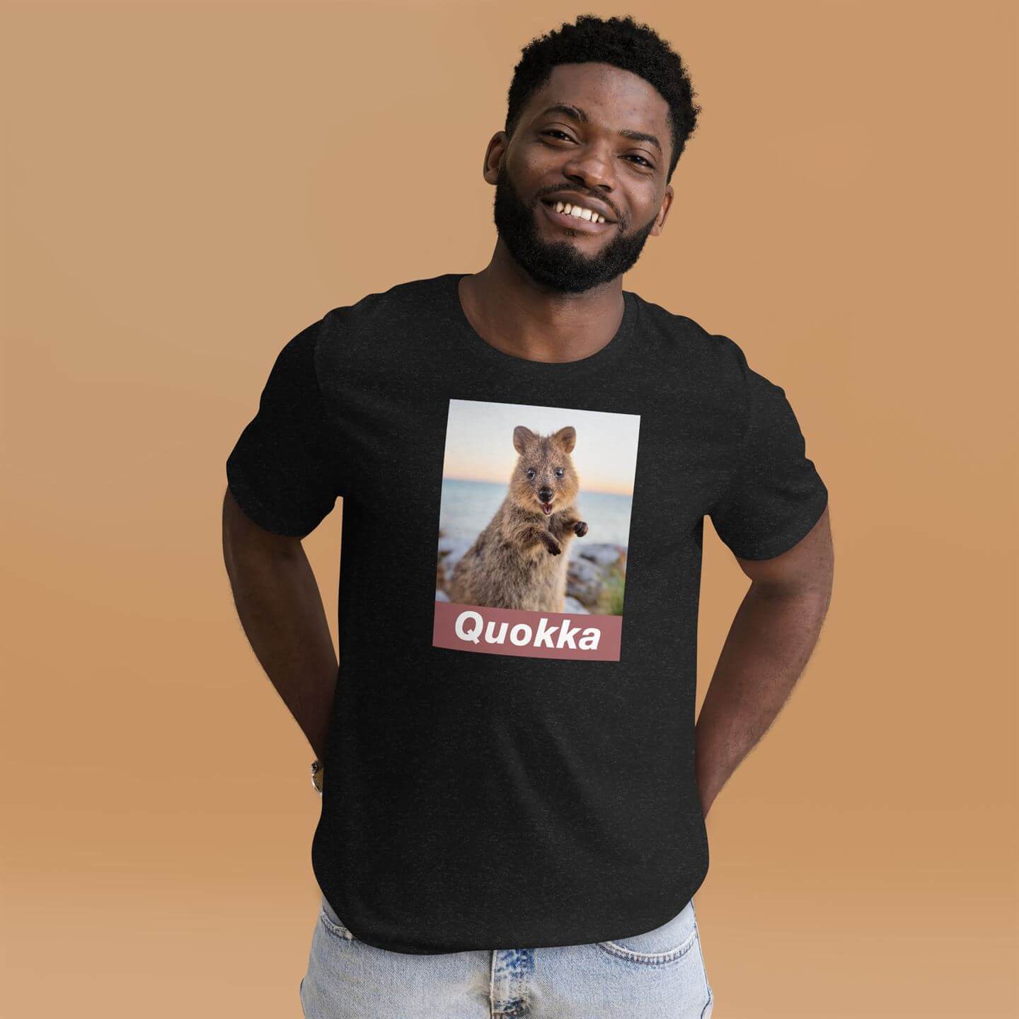 Quokka T-shirt - Sunrise - Crew Neck (unisex)