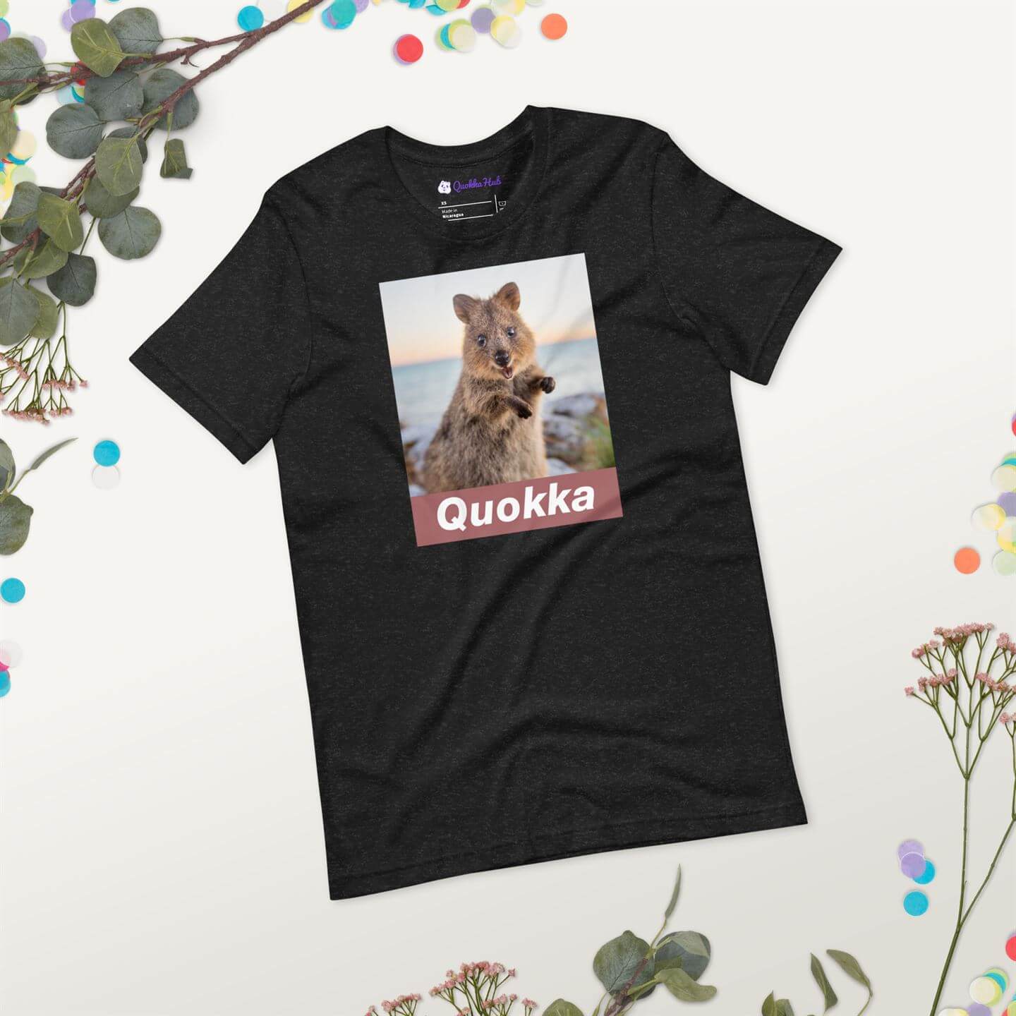 Quokka T-shirt - Sunrise - Crew Neck (unisex)