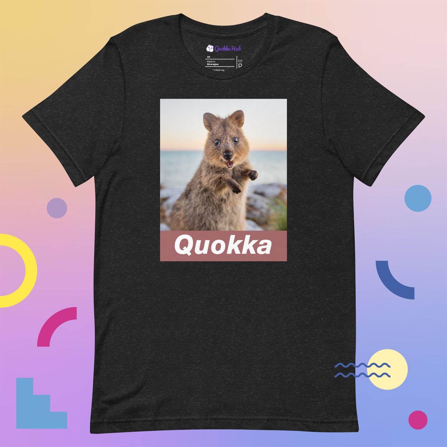 Quokka T-shirt - Sunrise - Crew Neck (unisex)