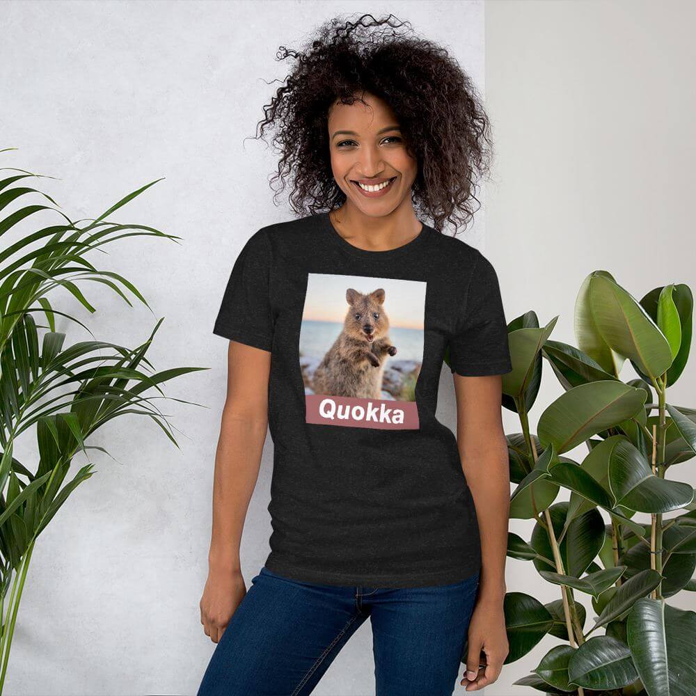 Quokka T-shirt - Sunrise - Crew Neck (unisex)