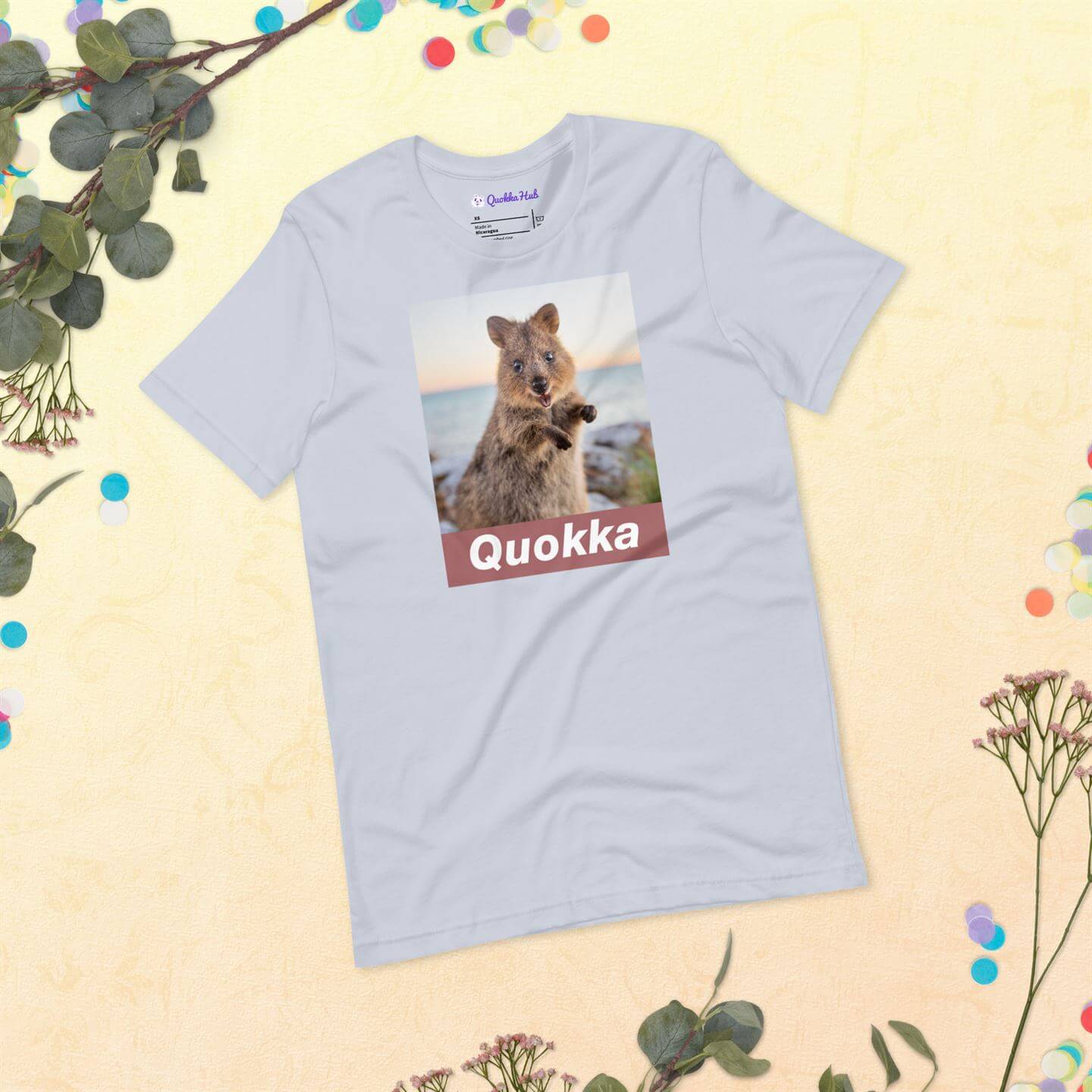 Quokka T-shirt - Sunrise - Crew Neck (unisex)