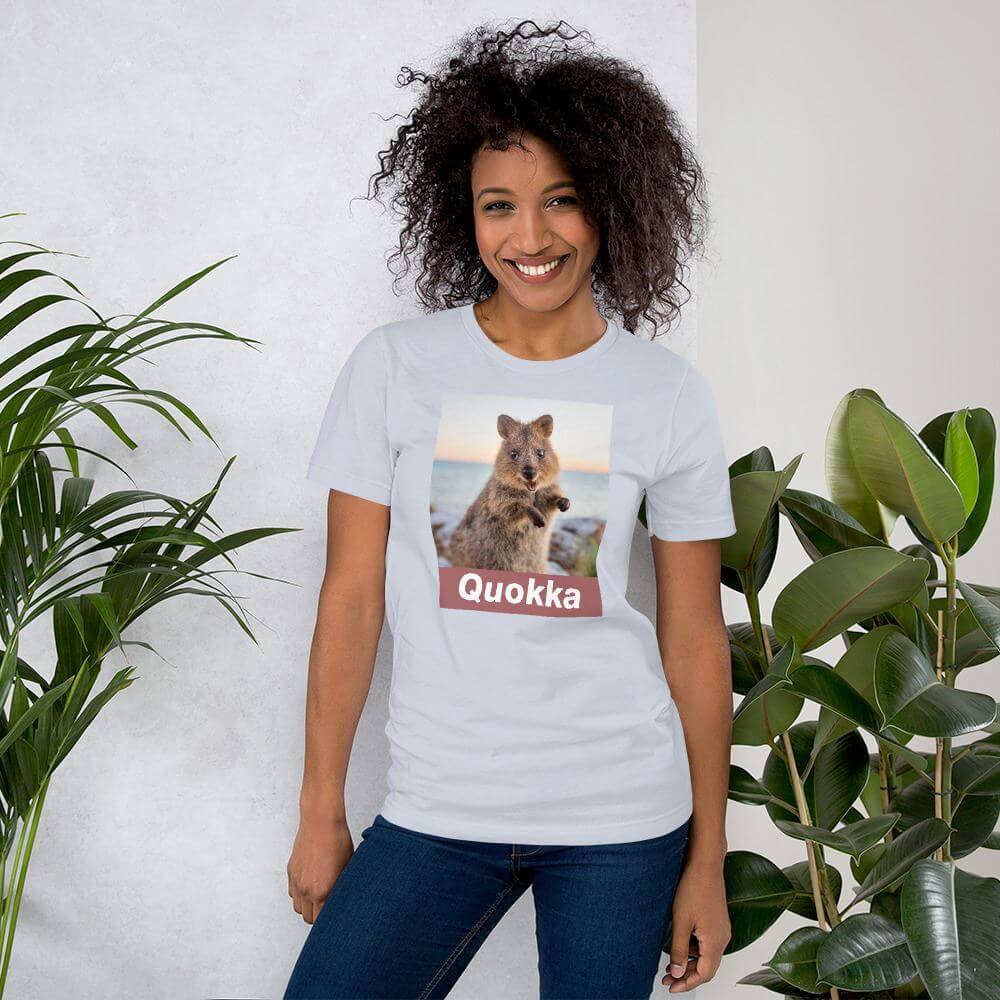 Quokka T-shirt - Sunrise - Crew Neck (unisex)