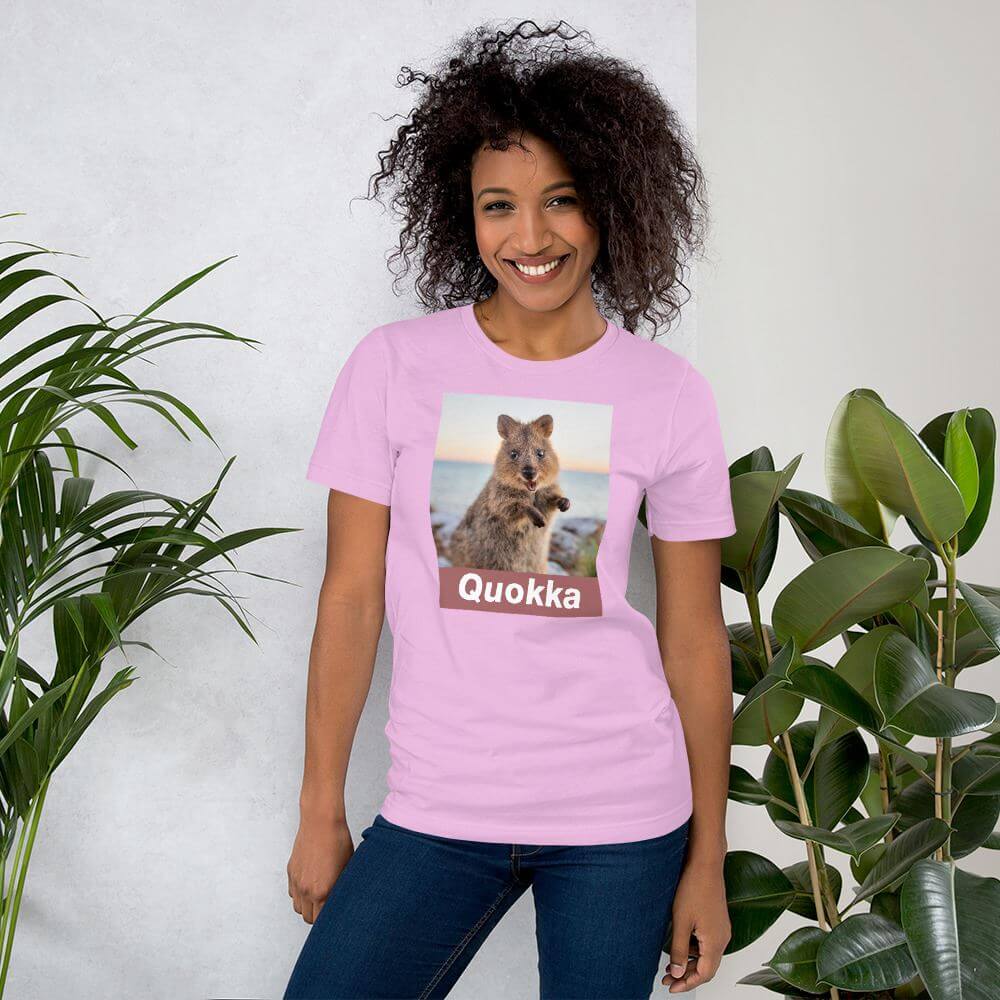 Quokka T-shirt - Sunrise - Crew Neck (unisex)