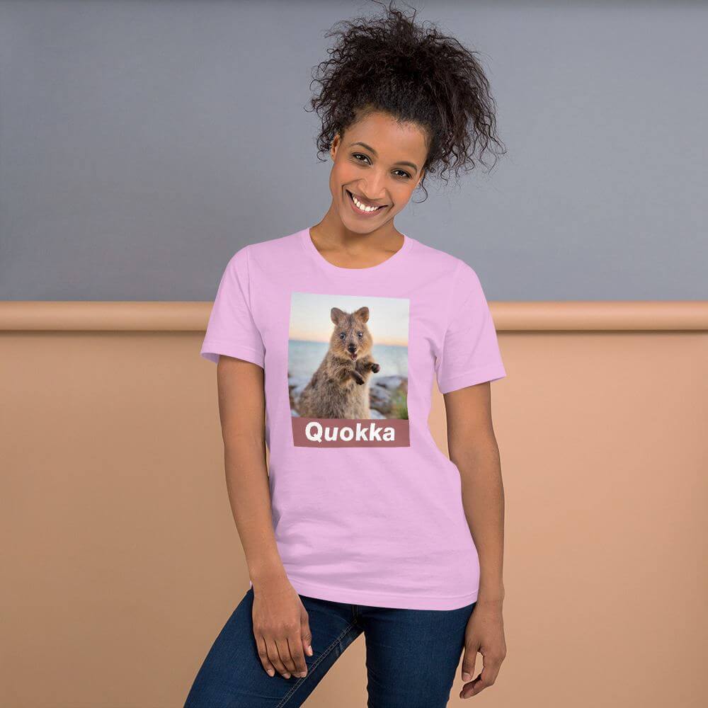 Quokka T-shirt - Sunrise - Crew Neck (unisex)