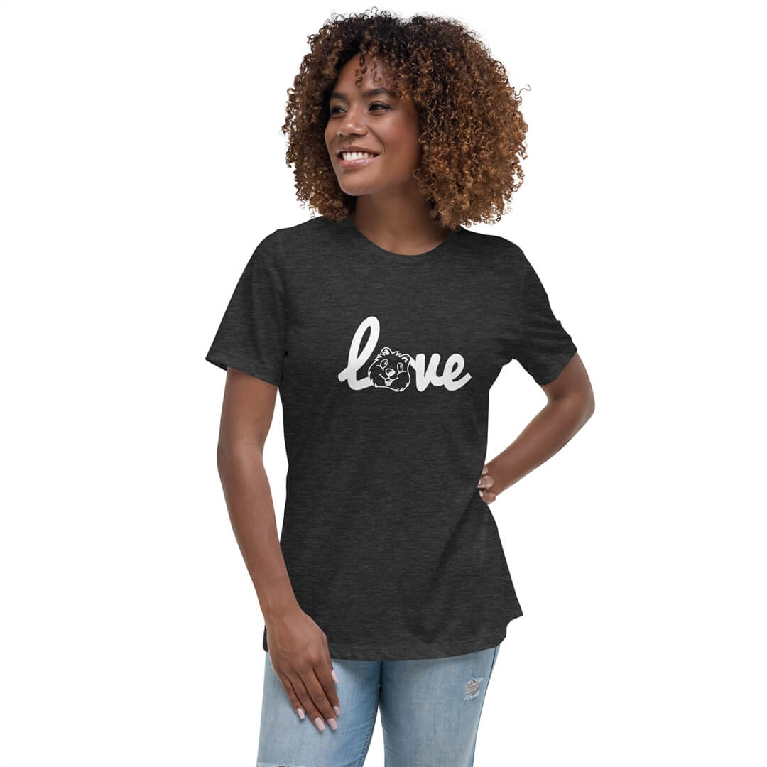 Quokka Love (White Text) - Women's Relaxed T-Shirt