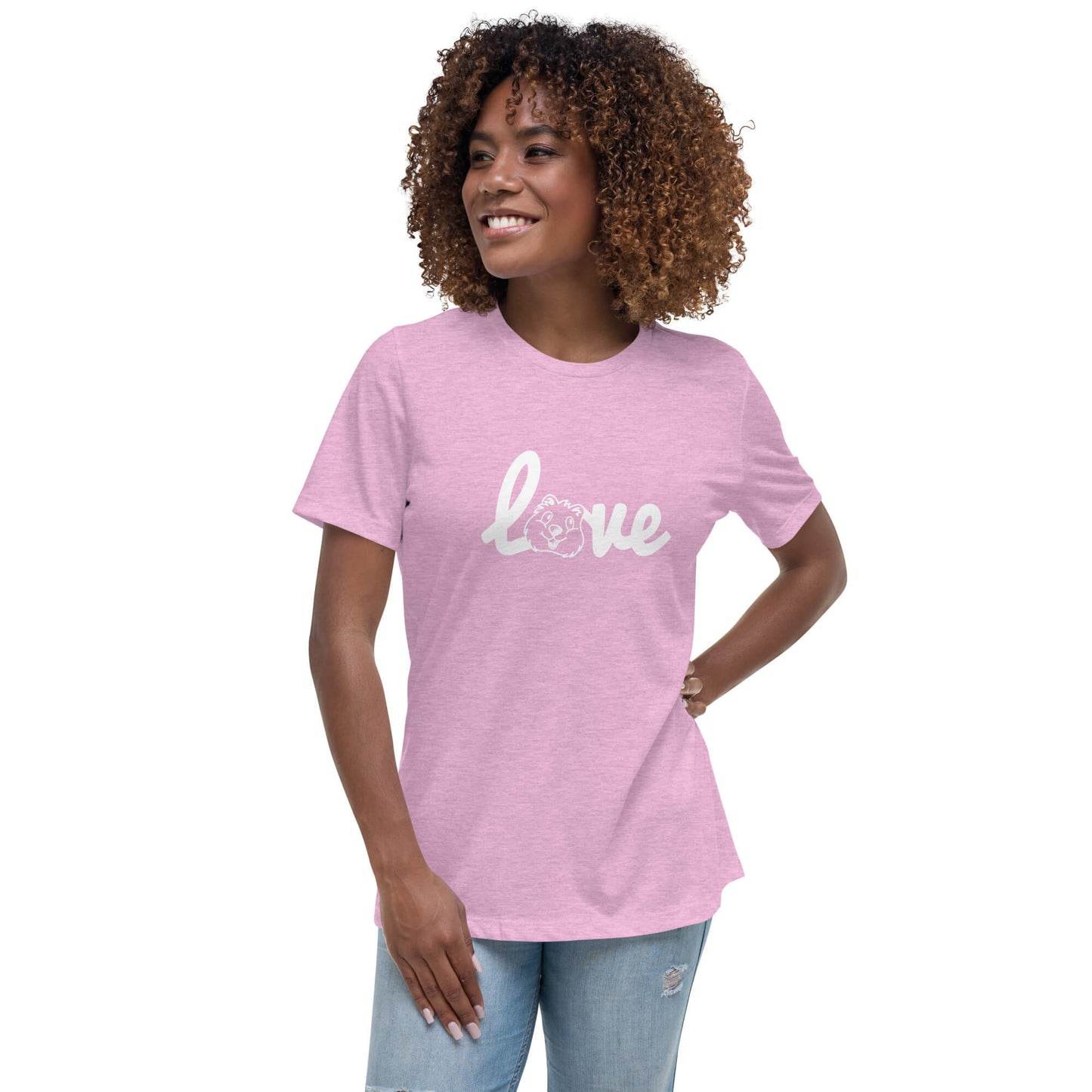 Quokka Love (White Text) - Women's Relaxed T-Shirt