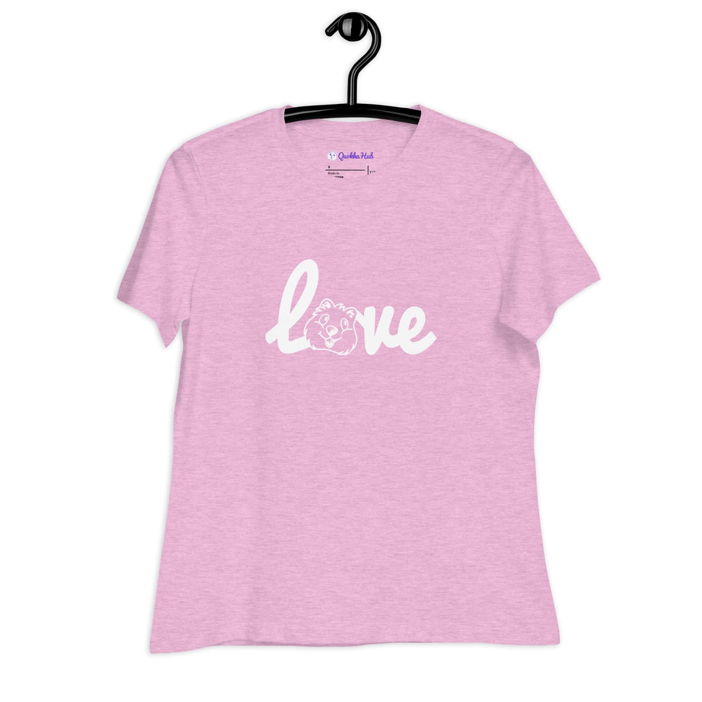 Quokka Love (White Text) - Women's Relaxed T-Shirt