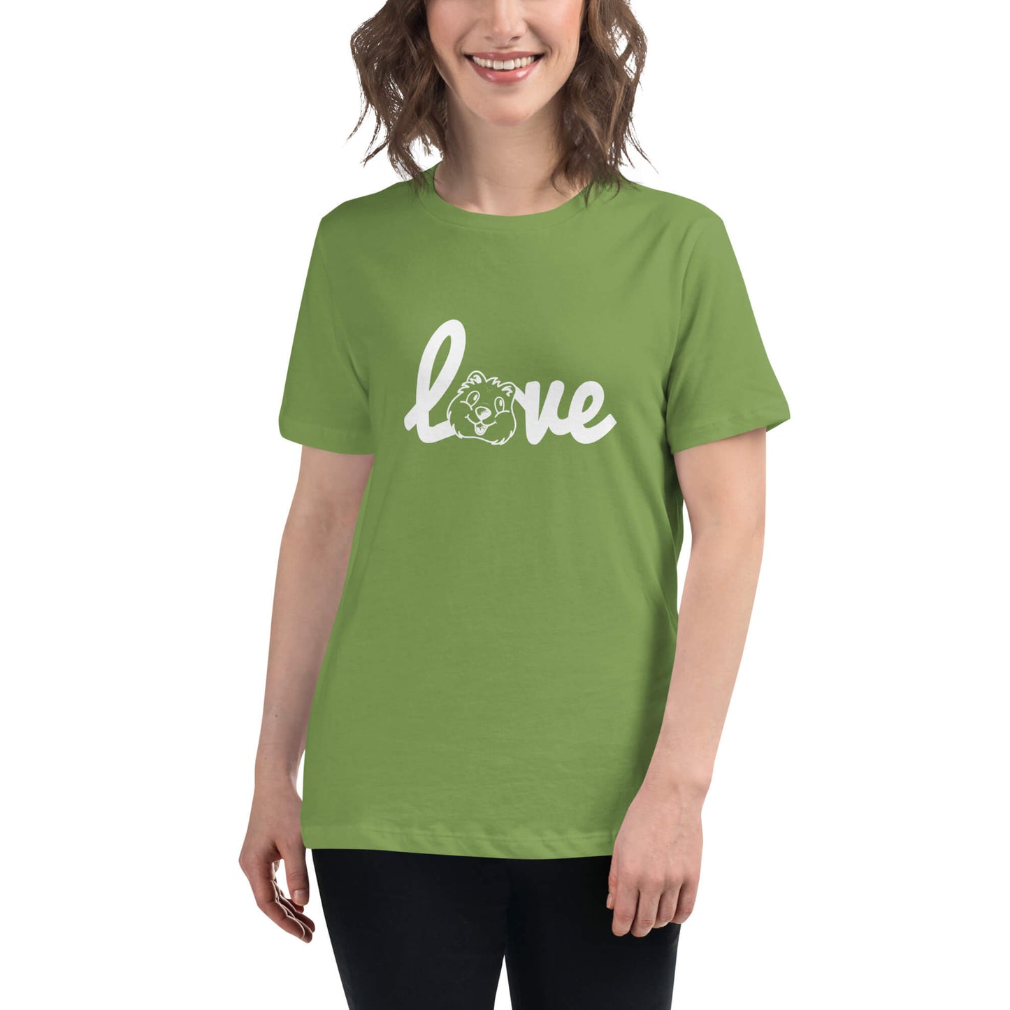 Quokka Love (White Text) - Women's Relaxed T-Shirt