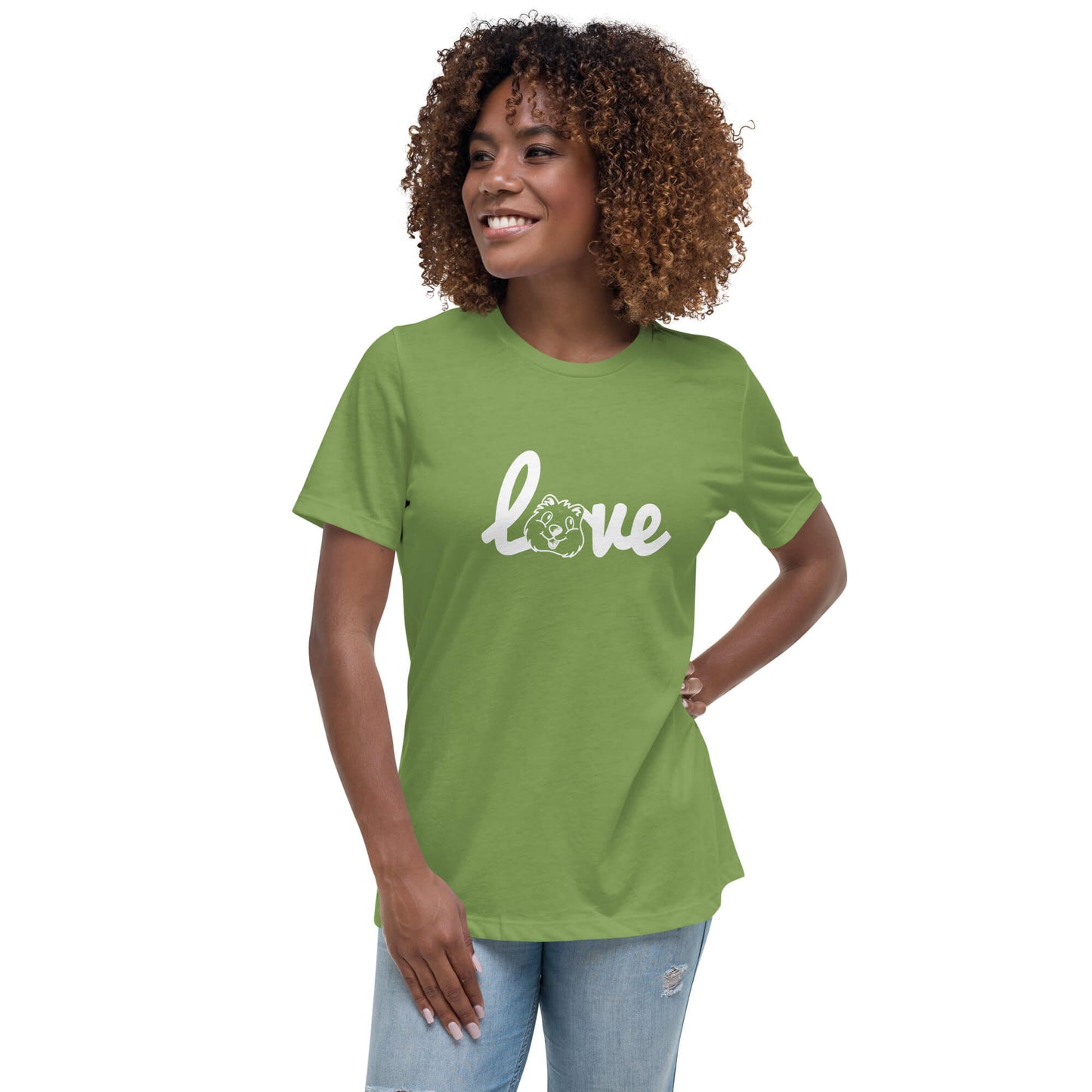 Quokka Love (White Text) - Women's Relaxed T-Shirt