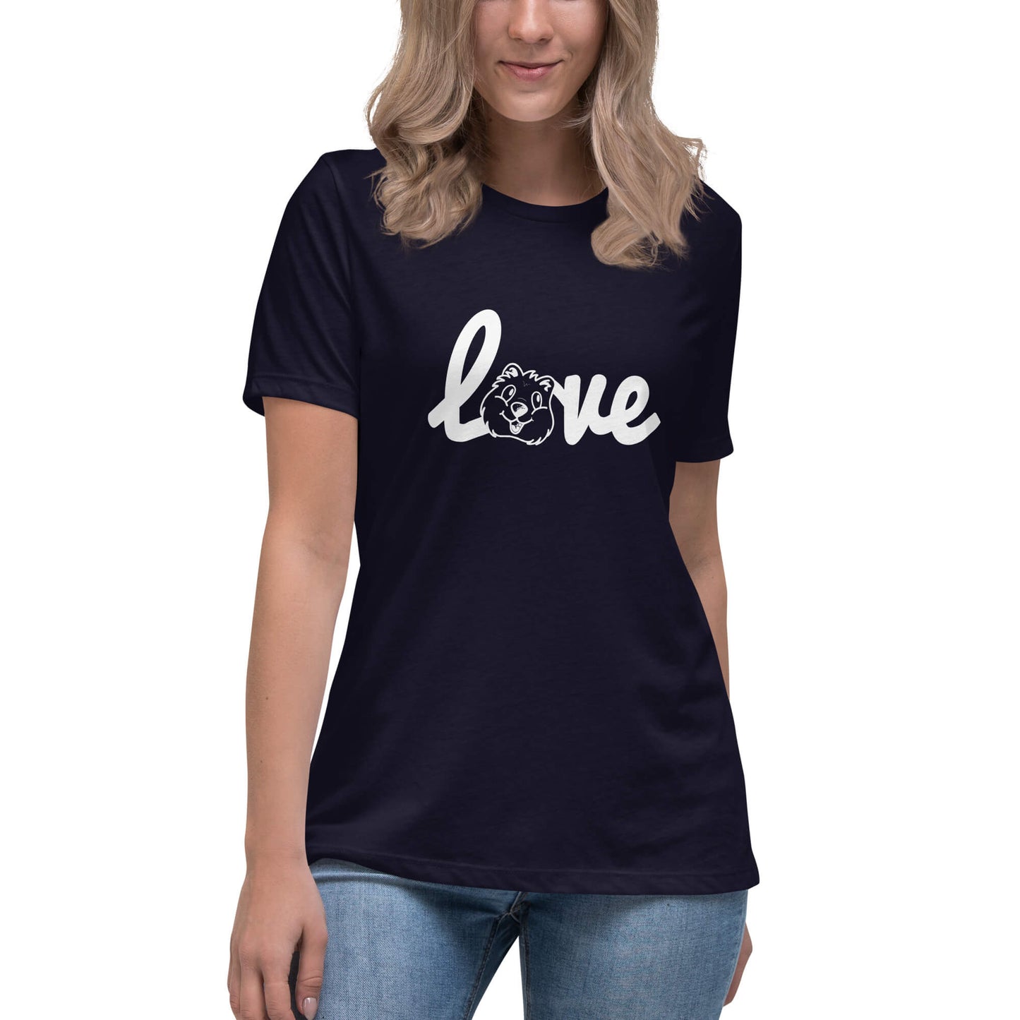 Quokka Love (White Text) - Women's Relaxed T-Shirt