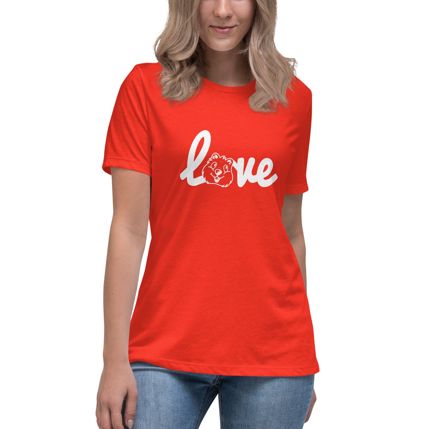 Quokka Love (White Text) - Women's Relaxed T-Shirt