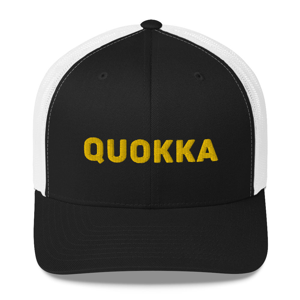 Quokka Trucker Cap - 3D Text
