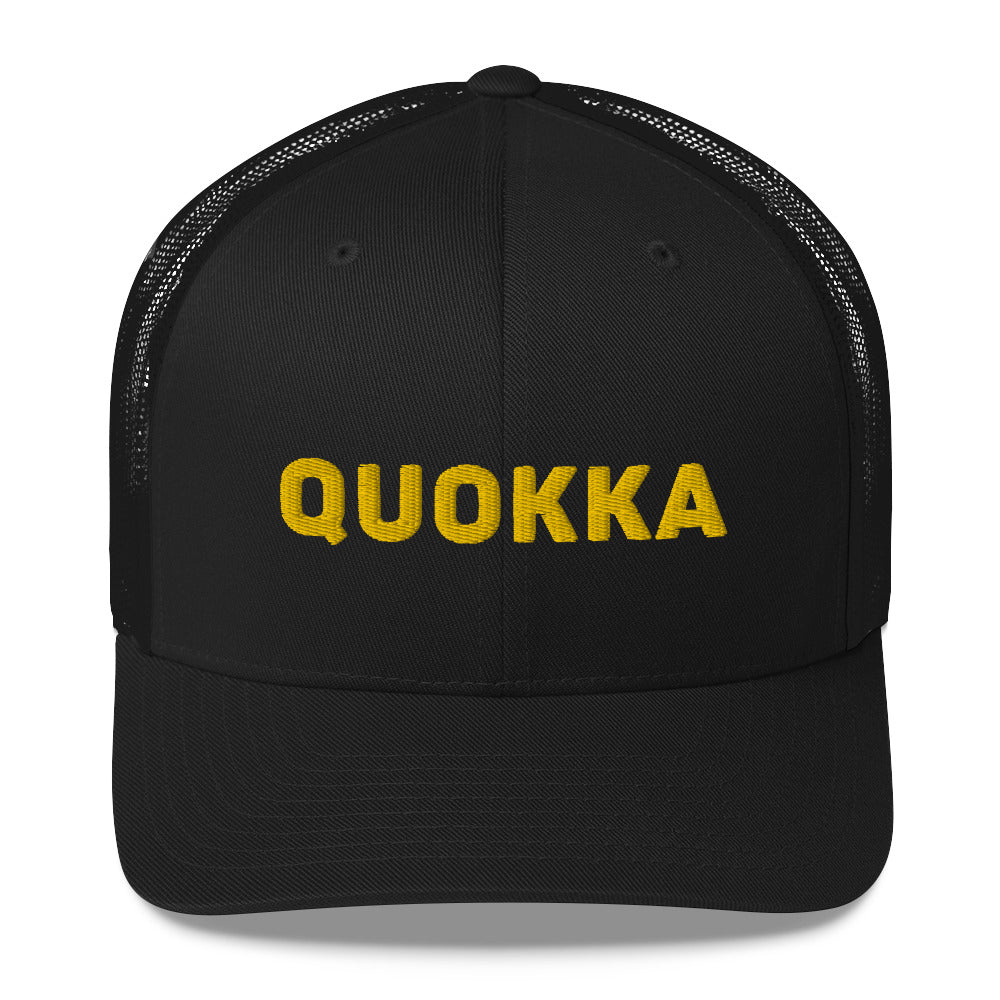 Quokka Trucker Cap - 3D Text