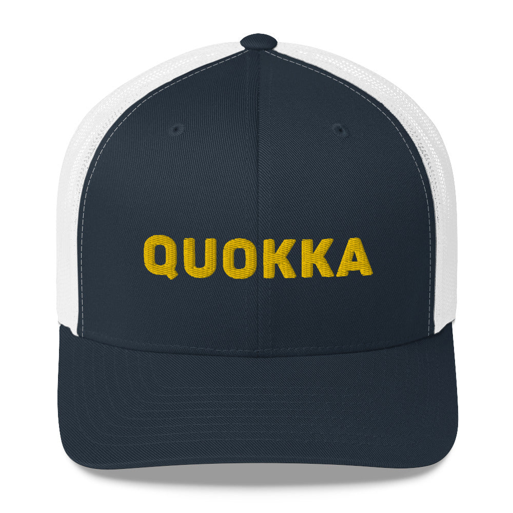 Quokka Trucker Cap - 3D Text