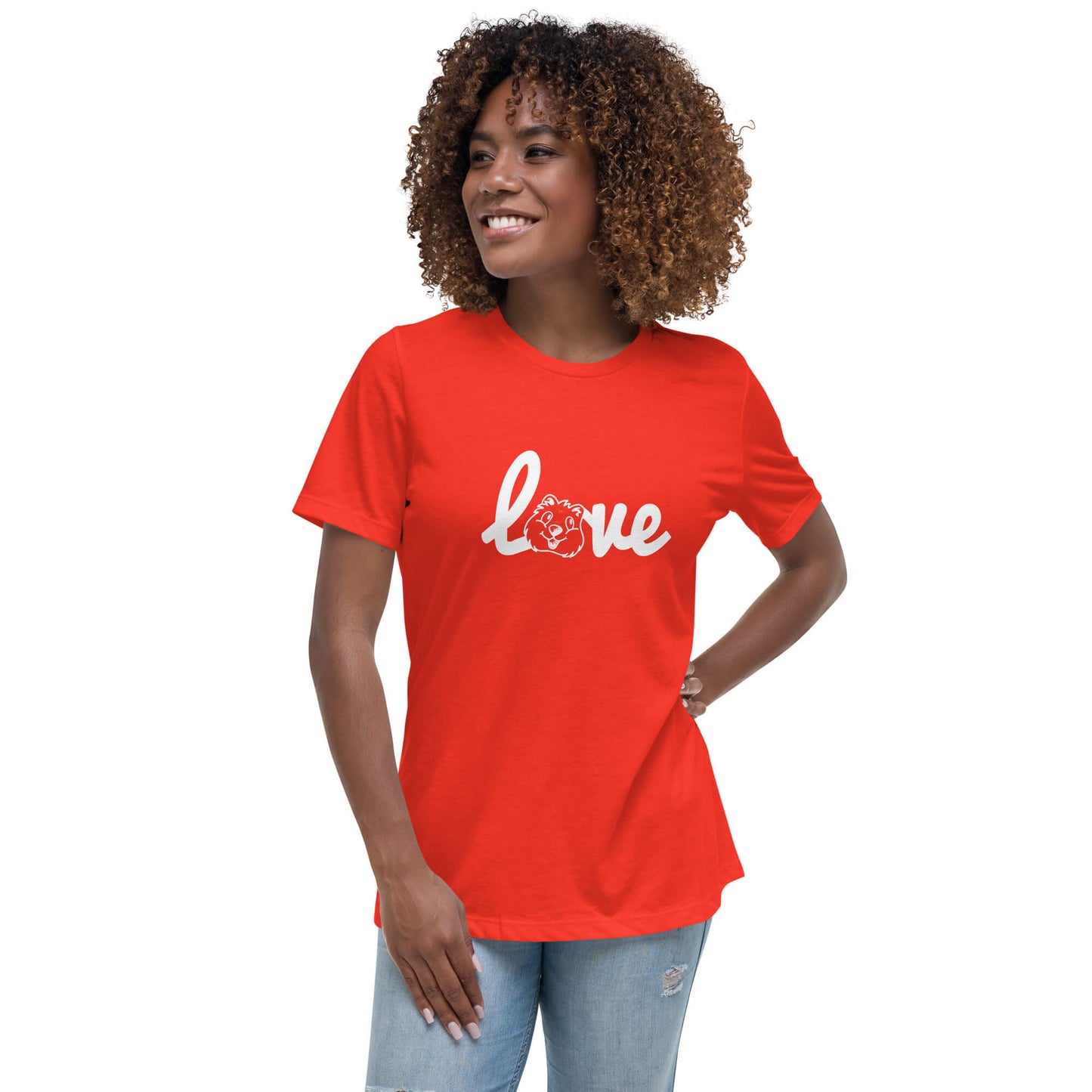 Quokka Love (White Text) - Women's Relaxed T-Shirt