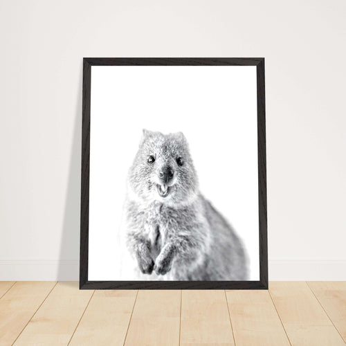 Quokka Print (Black and White)