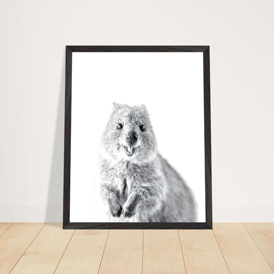 Quokka Print (Black and White)