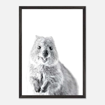 Quokka Print (Black and White)