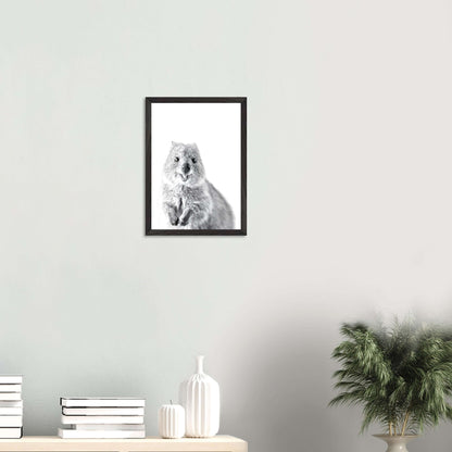 Quokka Print (Black and White)