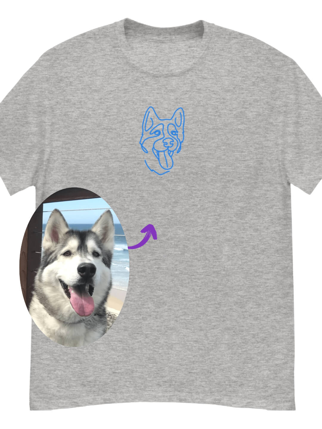 Your Pet Custom Embroidered on Clothing