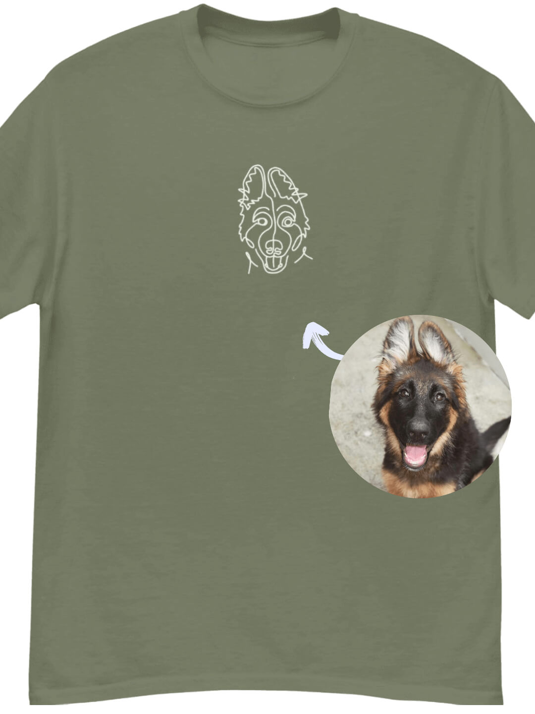 Your Pet Custom Embroidered on Clothing