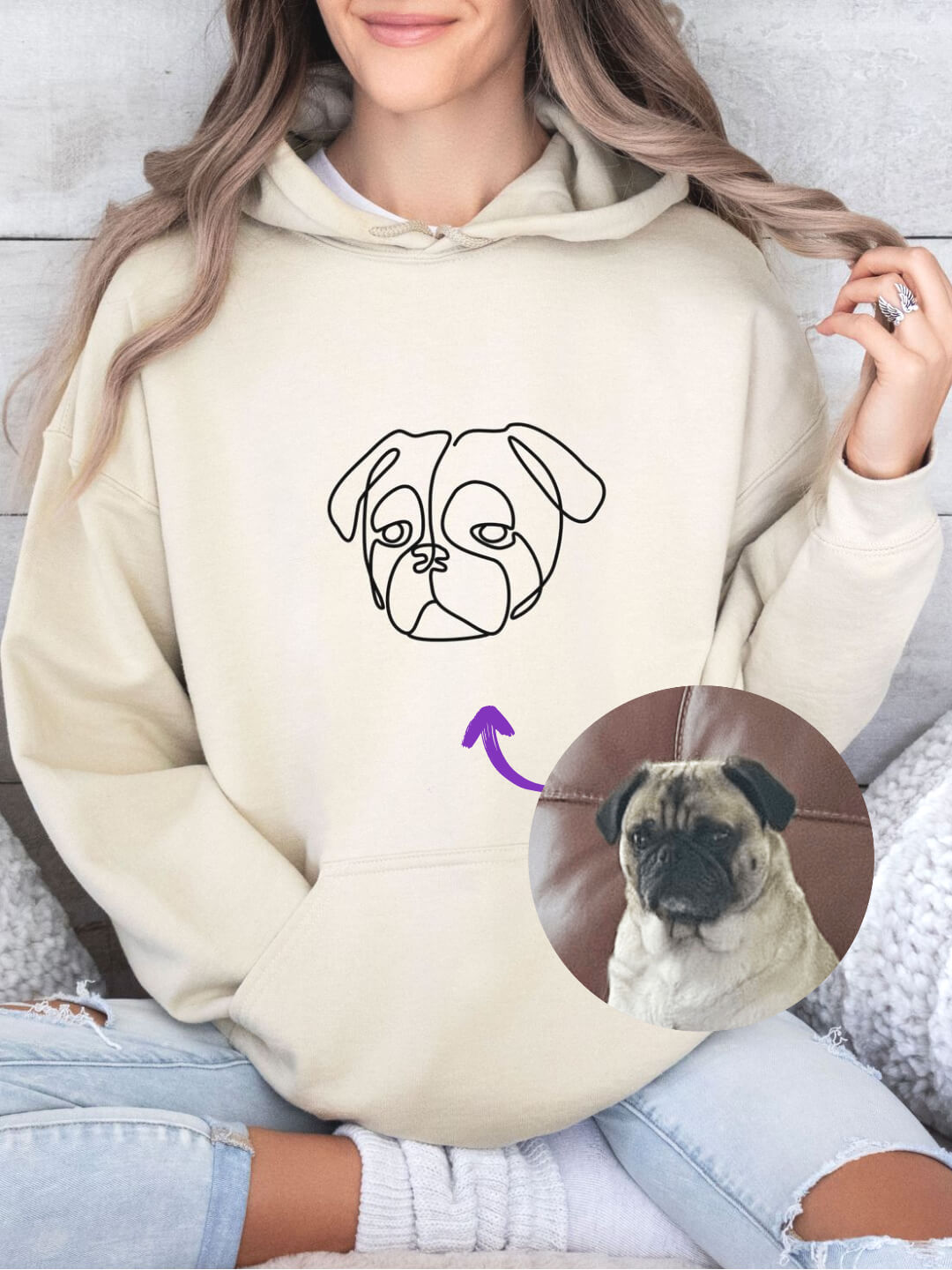 Your Pet Custom Embroidered on Clothing