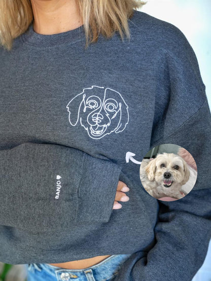 Your Pet Custom Embroidered on Clothing