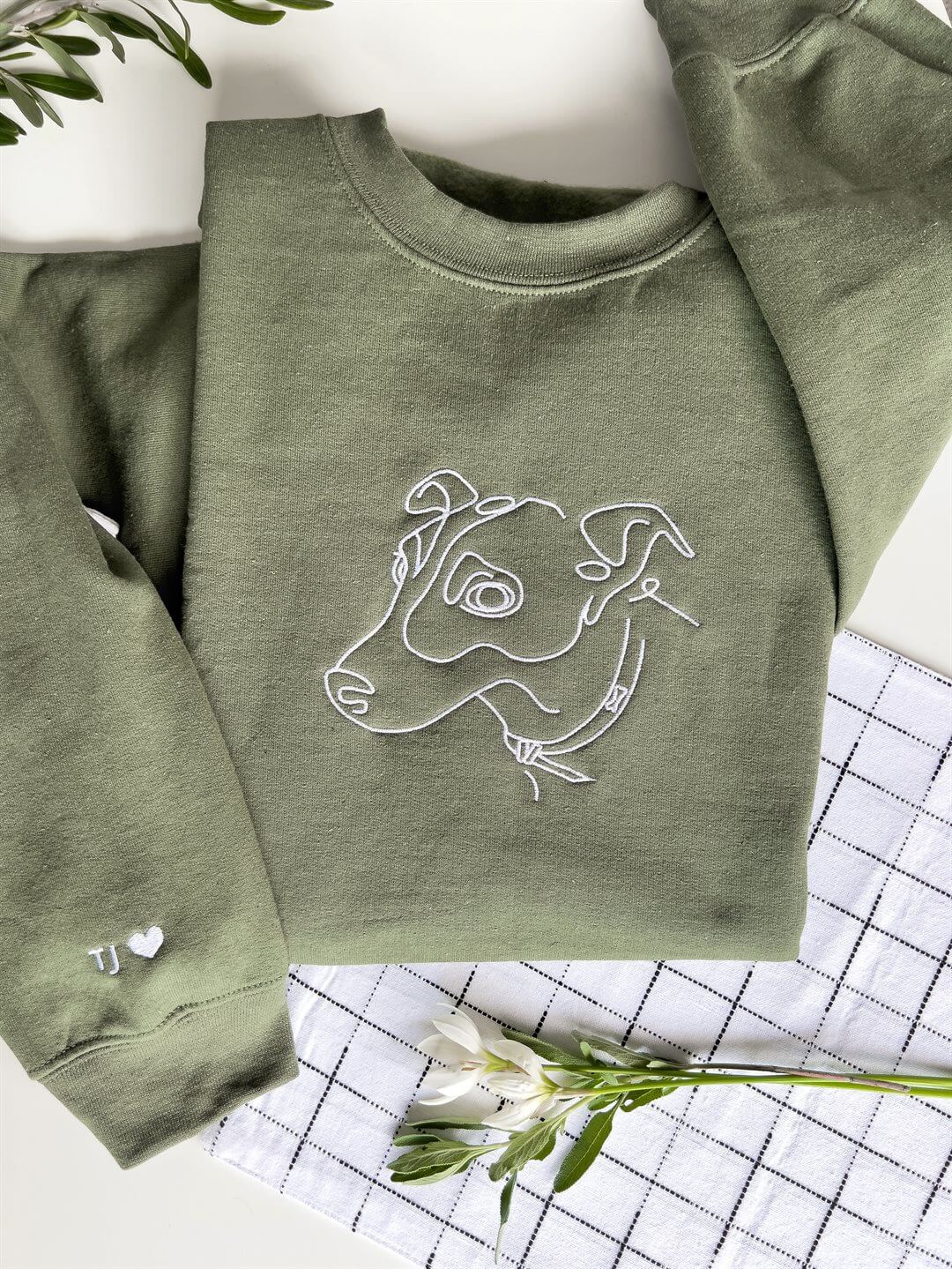 Your Pet Custom Embroidered on Clothing