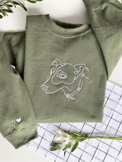 Your Pet Custom Embroidered on Clothing