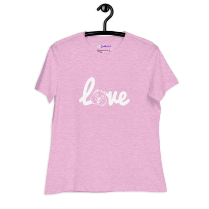 Quokka Love (White Text) - Women's Relaxed T-Shirt