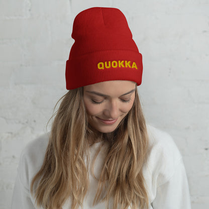 Quokka Cuffed Beanie