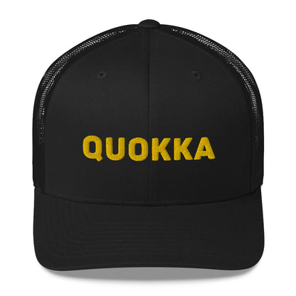 Quokka Trucker Cap - 3D Text