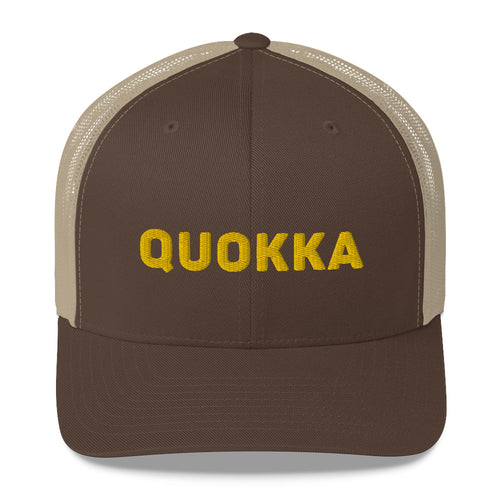 Quokka Trucker Cap - 3D Text