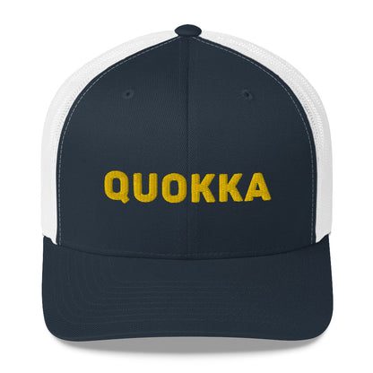 Quokka Trucker Cap - 3D Text